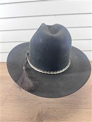 RAND'S CUSTOM HATTERS 10X BEAVER BLACK WESTERN COWBOY HAT